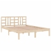 Estructura de cama madera maciza de pino 140x190 cm