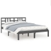 Estructura de cama de madera maciza gris 160x200 cm