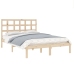 Estructura de cama madera maciza 120x190 cm