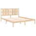 Estructura de cama madera maciza 150x200 cm