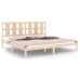 Estructura de cama madera maciza 180x200 cm