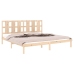 Estructura de cama madera maciza 180x200 cm