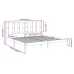 Estructura de cama madera maciza blanco Supe King 180x200 cm