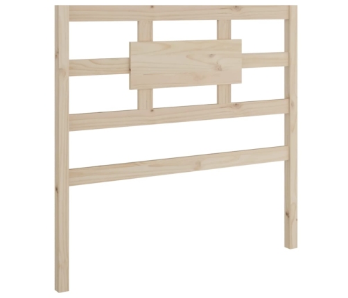 Estructura de cama madera maciza 75x190 cm