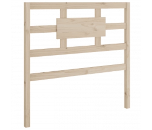 Estructura de cama madera maciza 90x190 cm