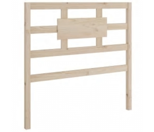 Estructura de cama madera maciza 100x200 cm