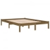 Estructura de cama madera maciza de pino marrón miel 120x200 cm