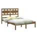 vidaXL Estructura de cama madera maciza King marrón miel 150x200 cm