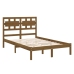 vidaXL Estructura de cama madera maciza King marrón miel 150x200 cm