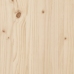 Estructura de cama de madera maciza 200x200 cm