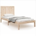 Estructura de cama sin colchón madera maciza pino 75x190 cm