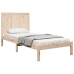 Estructura de cama sin colchón madera maciza pino 75x190 cm