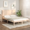 Estructura de cama sin colchón madera maciza de pino 160x200 cm