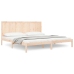 Estructura de cama sin colchón madera maciza de pino 200x200 cm