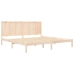 Estructura de cama sin colchón madera maciza de pino 200x200 cm