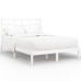 Estructura de cama sin colchón madera maciza blanco 160x200 cm