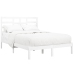 Estructura de cama sin colchón madera maciza blanco 160x200 cm