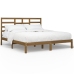 vidaXL Estructura de cama madera maciza de pino marrón miel 200x200 cm