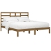 vidaXL Estructura de cama madera maciza de pino marrón miel 200x200 cm