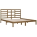 vidaXL Estructura de cama madera maciza de pino marrón miel 200x200 cm