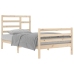 Estructura de cama sin colchón madera maciza 100x200 cm