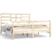 vidaXL Estructura de cama de madera maciza 160x200 cm