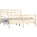 vidaXL Estructura de cama de madera maciza 160x200 cm