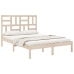 Estructura de cama madera maciza 120x190 cm