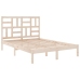Estructura de cama madera maciza 120x190 cm