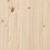 Estructura de cama sin colchón madera maciza 180x200 cm