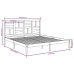 Estructura de cama sin colchón madera maciza 180x200 cm