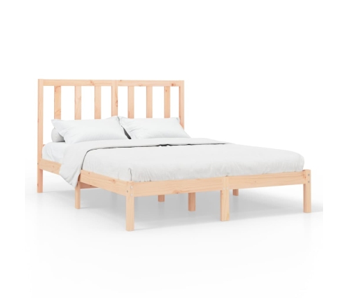 vidaXL Estructura de cama de madera maciza de pino 120x200 cm