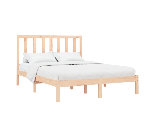 vidaXL Estructura de cama de madera maciza de pino 120x200 cm