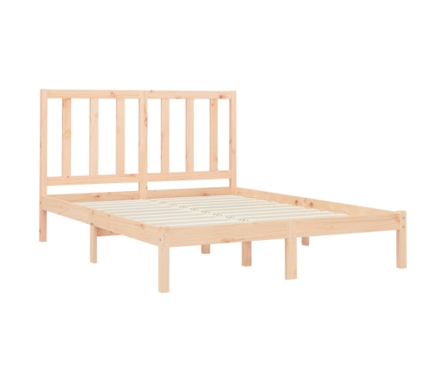 vidaXL Estructura de cama de madera maciza de pino 120x200 cm