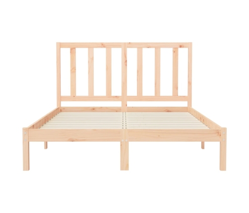 vidaXL Estructura de cama de madera maciza de pino 120x200 cm