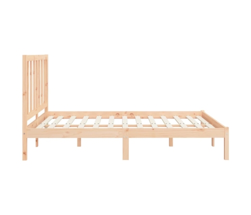 vidaXL Estructura de cama de madera maciza de pino 120x200 cm