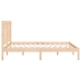 vidaXL Estructura de cama de madera maciza de pino 120x200 cm