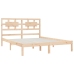 vidaXL Estructura de cama de madera maciza de pino 200x200 cm