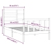 Estructura de cama sin colchón madera de pino blanca 90x200 cm