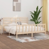 Estructura de cama sin colchón madera maciza de pino 200x200 cm