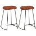 Taburetes de bar Gavin 2 uds madera mango maciza 45x40x63 cm