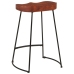 Taburetes de bar Gavin 2 uds madera mango maciza 45x40x63 cm