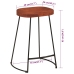 Taburetes de bar Gavin 2 uds madera mango maciza 45x40x63 cm