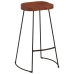 Taburetes de bar Gavin 2 uds madera mango maciza 50x40x78 cm