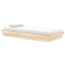 Estructura de cama de madera maciza 90x200 cm