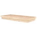 Estructura de cama de madera maciza 90x200 cm