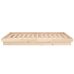 Estructura de cama de madera maciza 90x200 cm
