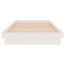 Estructura de cama sin colchón madera maciza blanco 100x200 cm