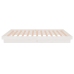 Estructura de cama sin colchón madera maciza blanco 100x200 cm