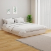 vidaXL Estructura de cama madera maciza blanco 120x200 cm